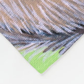 Keuffer Nibbling Chinchilla Painting Fleece Deken (Hoek)