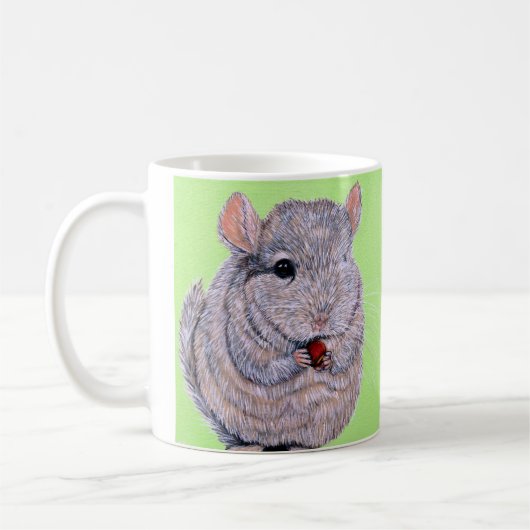 Keuffer Nibbling Chinchilla Painting Koffiemok (Links)