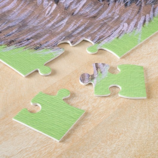 Keuffer Nibbling Chinchilla Painting Legpuzzel (Zijkant)