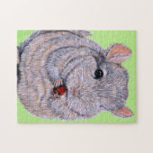 Keuffer Nibbling Chinchilla Painting Legpuzzel (Horizontaal)