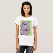 Keuffer Nibbling Chinchilla Painting T-shirt (Voorkant volledig)