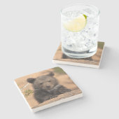 Keuk Beer Stenen Onderzetter (Zijkant)