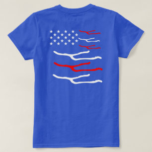 Keuka Lake 4th of Juli T-Shirt Womens