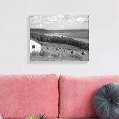 Keuka Lake Finger Lakes Ingewikkeld Canvas 14x11 Afdruk (Insitu (Woonkamer))