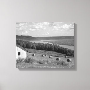 Keuka Lake Finger Lakes Wrapped Canvas 14x11 Afdruk