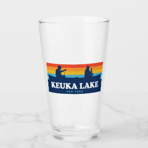 Keuka Lake New York Canoe Glas