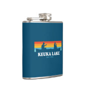 Keuka Lake New York Canoe Heupfles (Rechts)