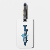 Keuka Lake New York Fish Bagagelabel (Achterkant verticaal)