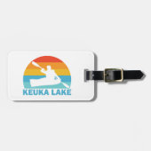 Keuka Lake New York Kayak Bagagelabel (Voorkant horizontaal)