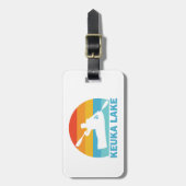 Keuka Lake New York Kayak Bagagelabel (Voorkant verticaal)