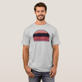 Keuka Lake New York Red Sunrise T-shirt (Voorkant volledig)