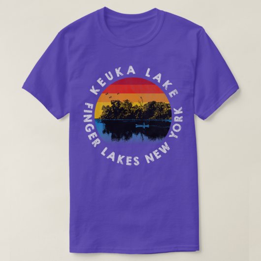 Keuka Lake, New York T-shirt (Design voorkant)