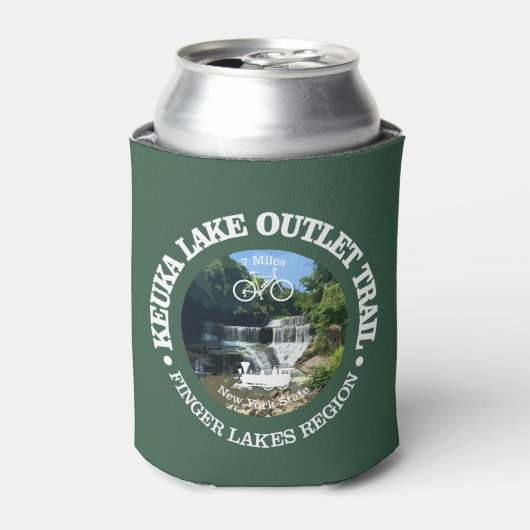 Keuka Lake Outlet Trail (fietsen c) Blikjeskoeler (Blikje Voorkant)