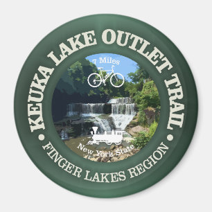 Keuka Lake Outlet Trail (fietsen c) Magneet