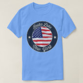 Keuka Lake - Patriotic New York Souvenir T-Shirt (Design voorkant)