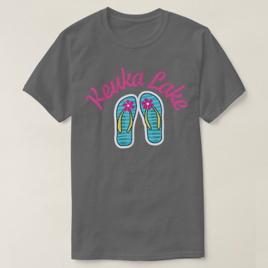Keuka Lake voor vrouwen en meisjes T-shirt (Design voorkant)
