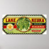 Keuka Niagara graaflabel 2 Poster (Voorkant)
