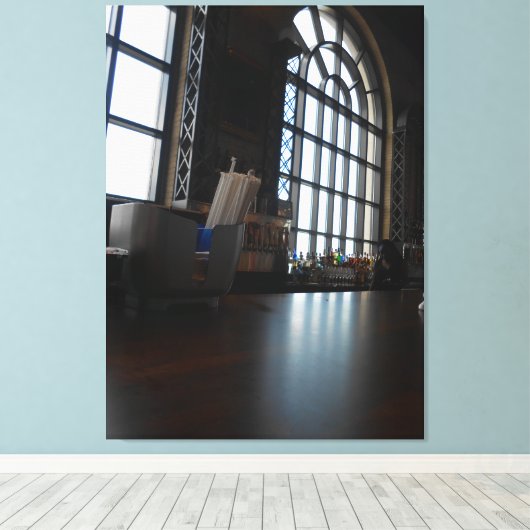 Keuken 21 canvas afdruk (Insitu (Houten vloer))