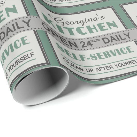 Keuken - aangepaste benaming - verpakkingspapier cadeaupapier (Rol Hoek)