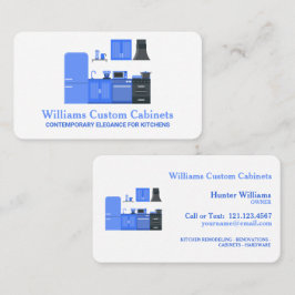 Keuken aangepaste kasten visitekaartje