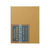 Keuken - aangepaste naam - blocnote (Linkerzijde)