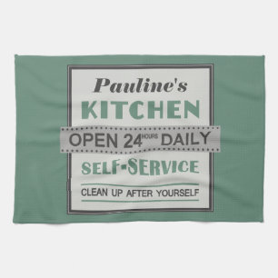 Keuken - aangepaste naam - handdoek