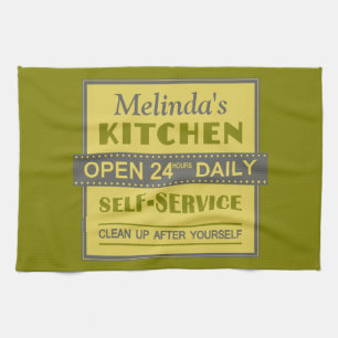 Keuken - aangepaste naam - handdoek