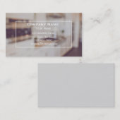 Keuken Aannemer Cabinetrie Visitekaartje (Voorkant / Achterkant)