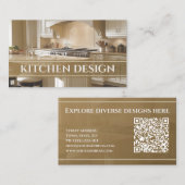 Keuken Aannemer Cabinetry Timmerwerk Modern Visitekaartje (Voorkant / Achterkant)