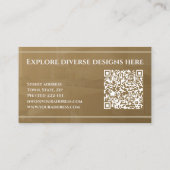 Keuken Aannemer Cabinetry Timmerwerk Modern Visitekaartje (Achterkant)