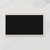 Keuken Aannemer Kabinet Witte Zwarte Kaart Visitekaartje (Achterkant)