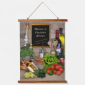 Keuken (aanpasbaar) hangend wandkleed (Voorkant)