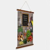 Keuken (aanpasbaar) hangend wandkleed (Gebogen)