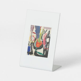 Keuken Abstracte Verf Jeff Hankamer Artjunkhaus Reclamebord Met Voetstuk