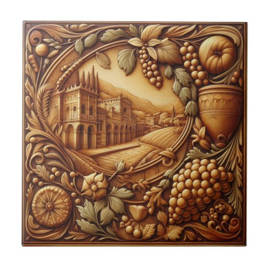 Keuken Accent Tegel Toscaanse Kleuren 01 5000X Tegeltje (Voorkant)