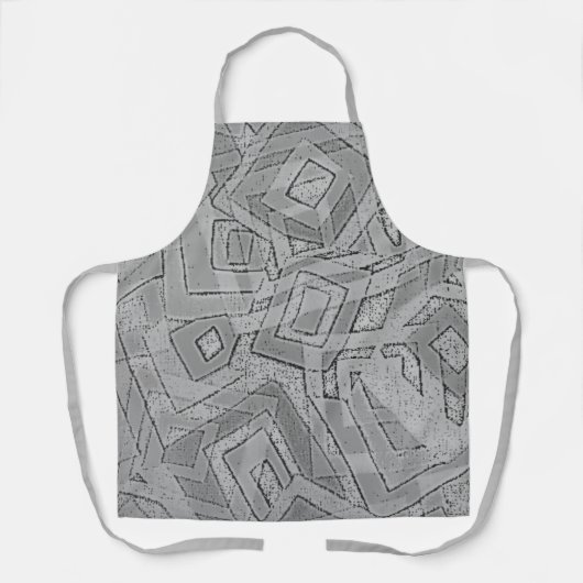 keuken All-Over Print Schort art stijl ontwerp (Voorkant)