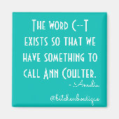 Keuken Ann Coulter magneet (Voorkant)