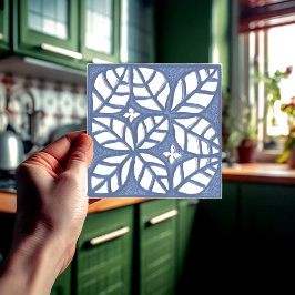 Keuken backsplash tegel, blauw en wit keramische T Tegeltje