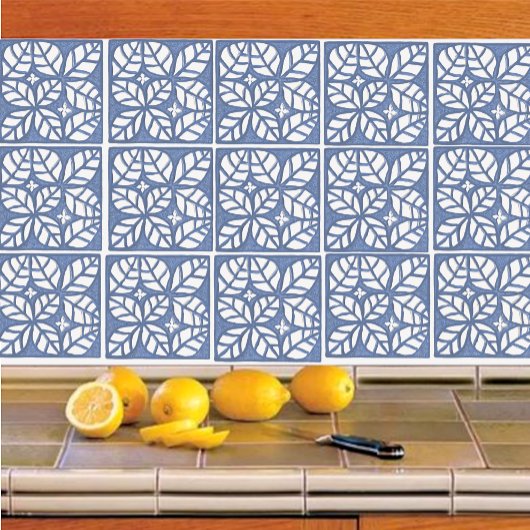 Keuken backsplash tegel, blauw en wit keramische T Tegeltje