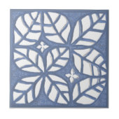 Keuken backsplash tegel, blauw en wit tegeltje (Voorkant)