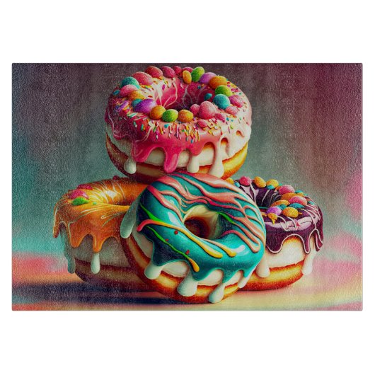 Keuken bakken Donuts snijplank (Voorkant)