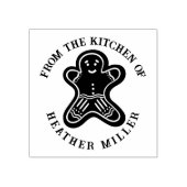 Keuken Bakkerij Gepersonaliseerde peperkoek Cookie Rubberstempel (Afrduk)