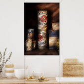 Keuken - Bakpoeder en extract van lumbool Poster (Keuken)