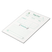 Keuken bewaart uw gekoesterde recepten notitieblok (Schuin)