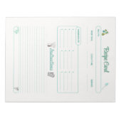 Keuken bewaart uw gekoesterde recepten notitieblok (Voorkant)