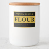 Keuken Bloem Label Aangepaste Opslag Sticker (Voorkant)