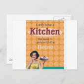 keuken briefkaart (Voorkant / Achterkant)