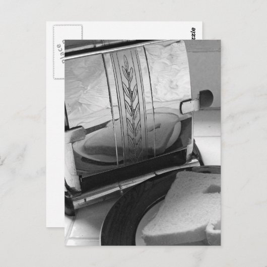  keuken broodrooster Blank Art Briefkaart (Voorkant / Achterkant)