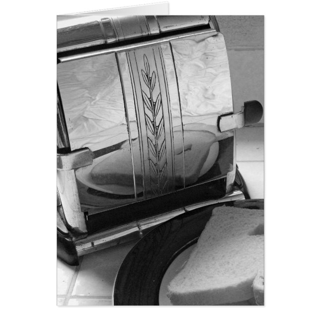  keuken broodrooster Blank Art Kaarten (Voorkant)