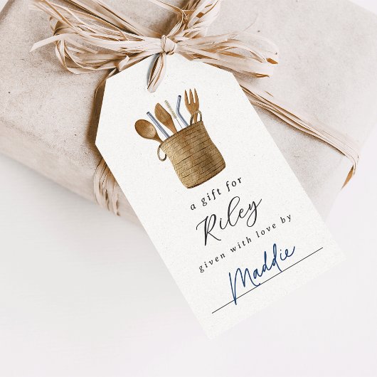 Keuken Bruidsfeest Uitstaldouche Cadeaulabel